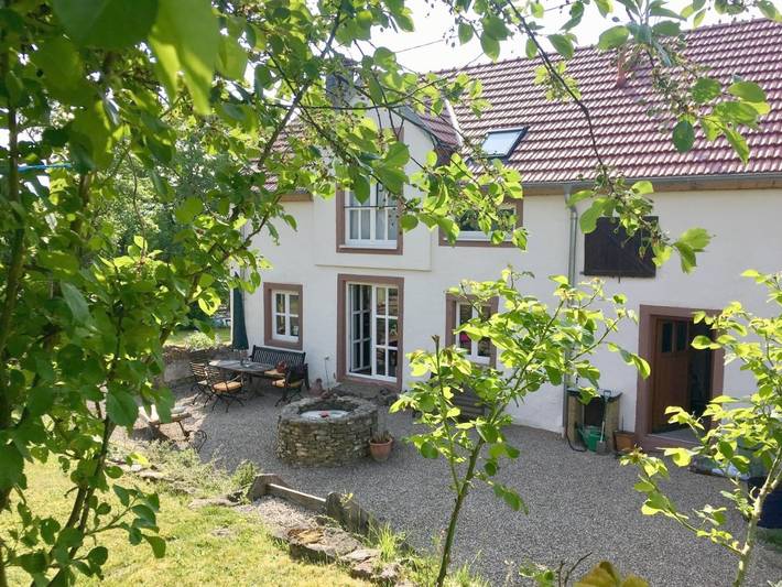 Ferienhaus für 4 Personen, mit Garten und Ausblick