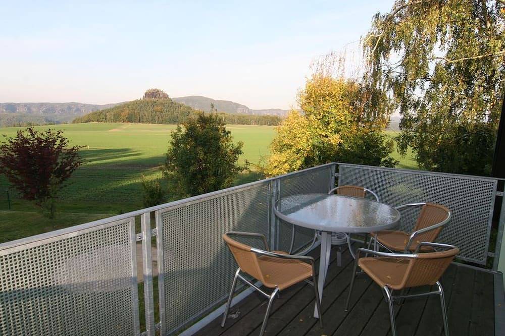 Ganze Wohnung, Ferienwohnung \"Häntzschelstiege\", 1 Schlafraum - Ferienhaus Kaiserkrone in Reinhardtsdorf-Schöna, Elbsandsteingebirge