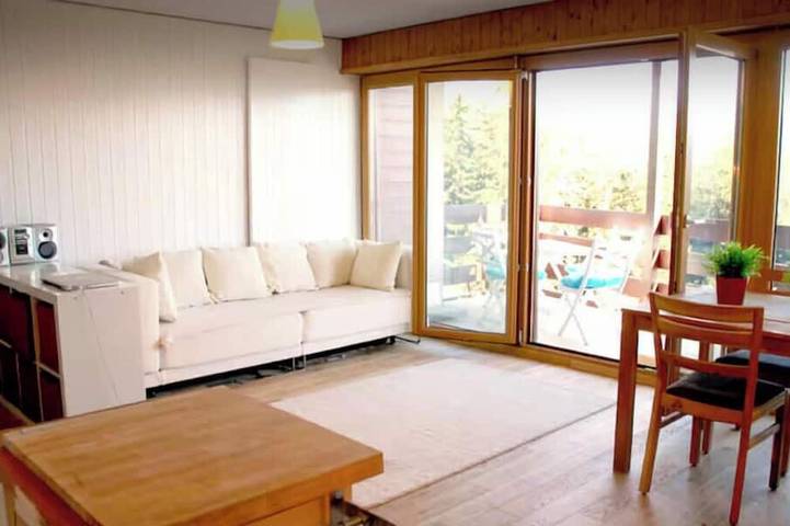 Ganze Wohnung, Beautiful apt. in Anzère in the Swiss alps. Amazing views across the mountains in Anzère, Ayent