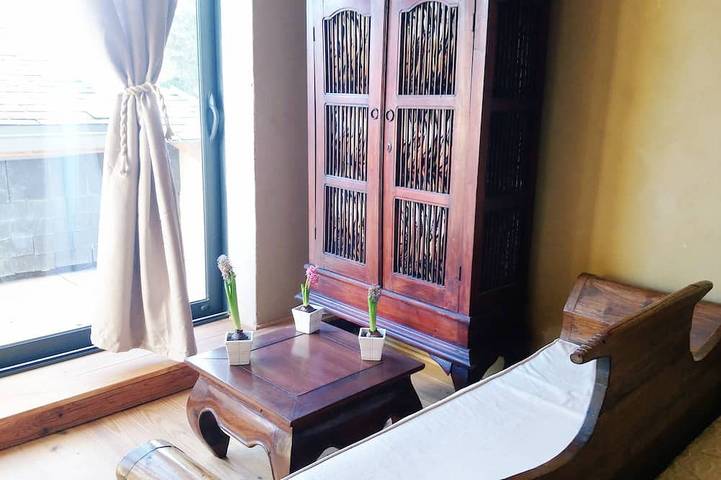 Ferienhaus für 4 Personen, mit Terrasse und Garten sowie Whirlpool - 1