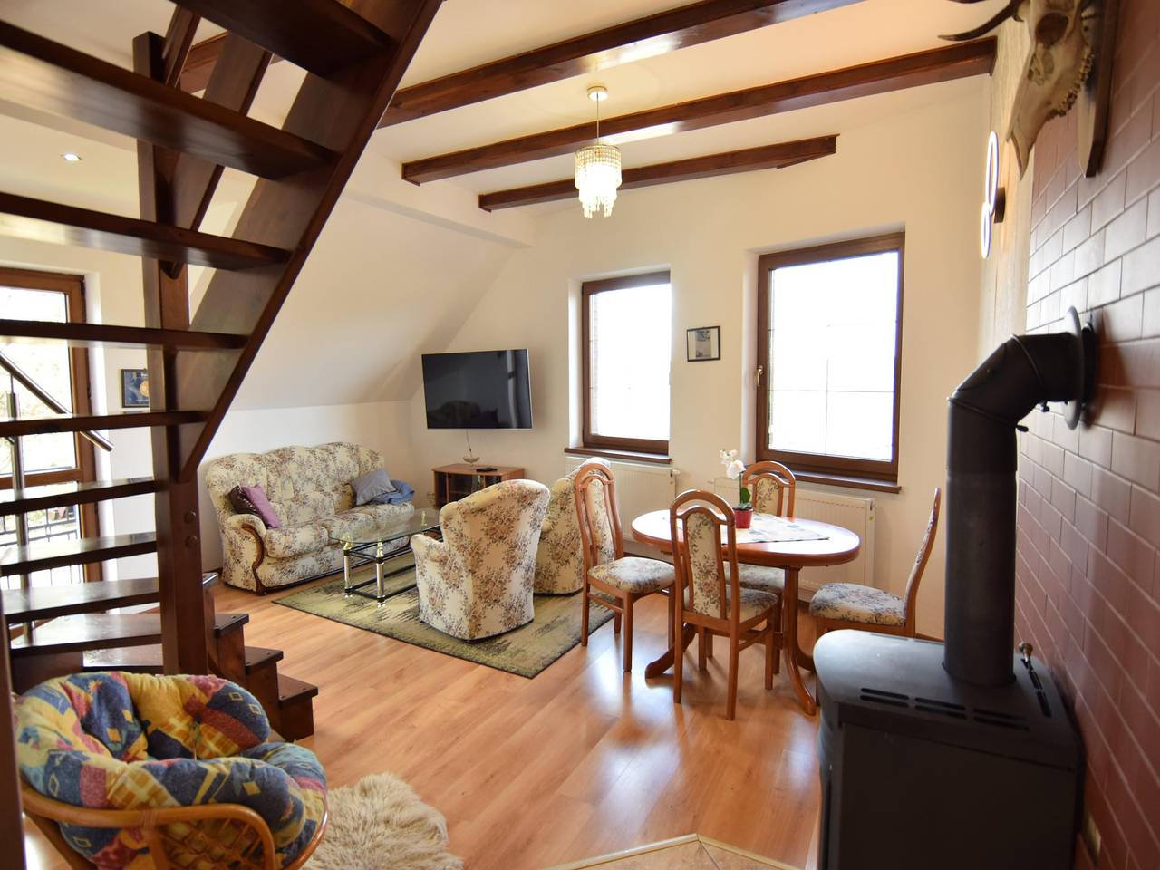 Appartement entier, Appartement de vacances avec cheminée in Mer Baltique polonaise