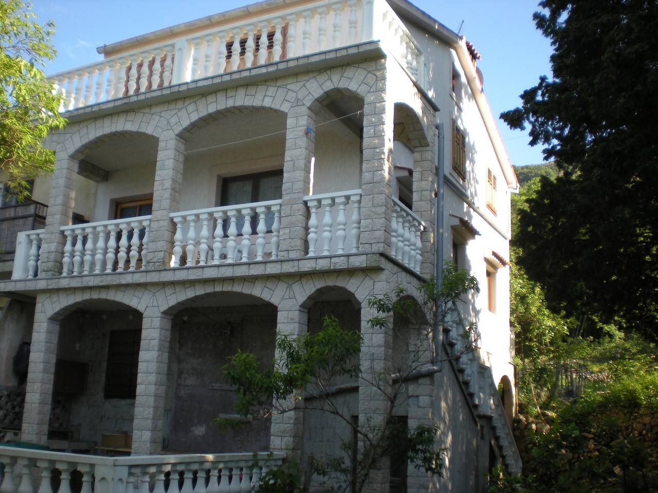 Ganze Wohnung, 2-Zimmer-Ferienwohnung mit Terrasse und Meerblick Merag, Cres A-11791-a in Cres Stadt, Cres