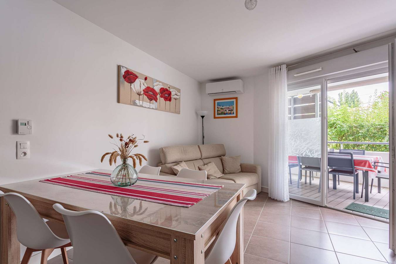 Ganze Wohnung, Ferienwohnung für 6 Personen mit Terrasse in Saint-Jean-de-Luz, Bayonne und Umgebung