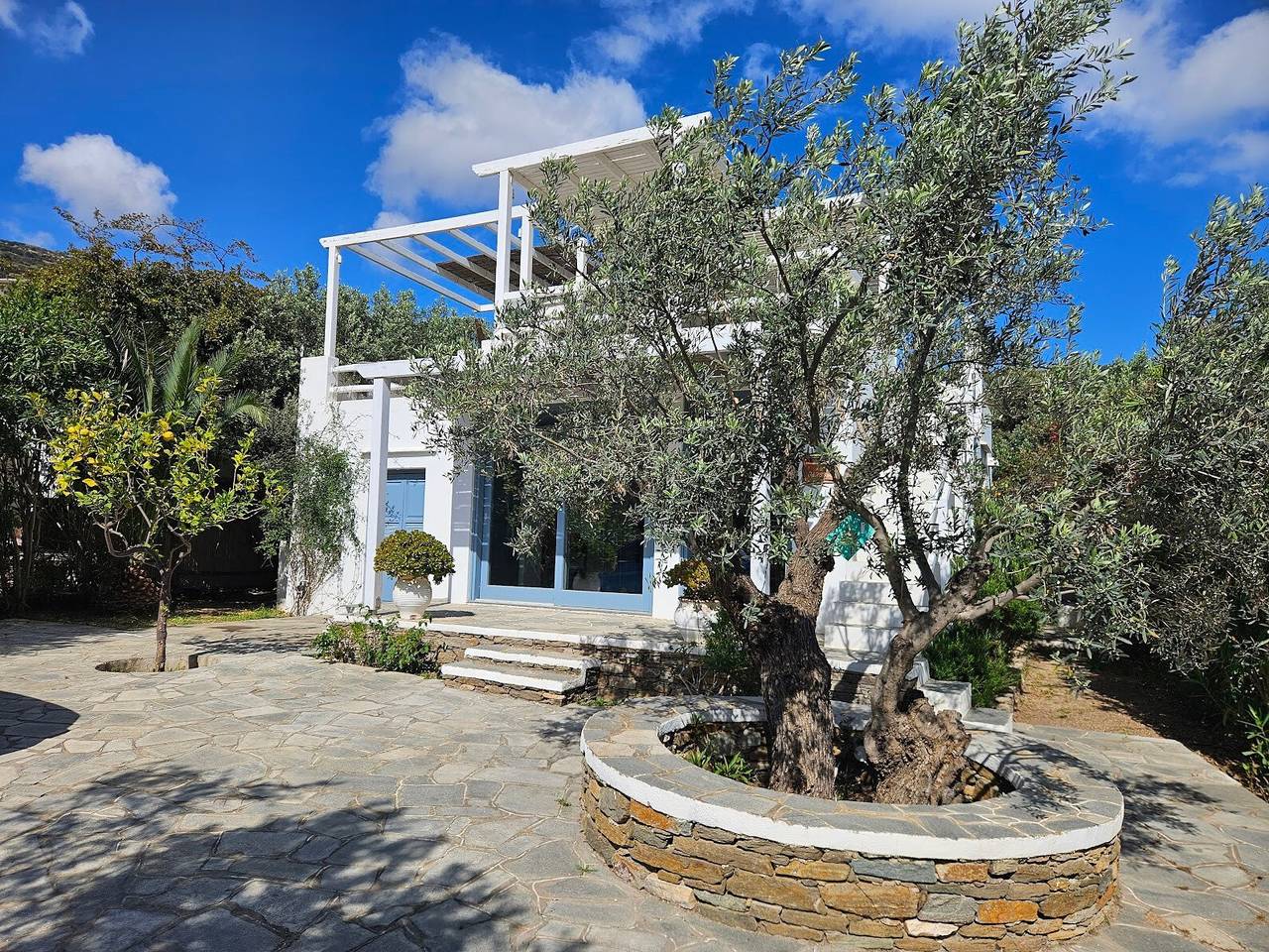 Ferienhaus „Villa Thalassa - Vathy“ mit Meerblick, Wlan und Klimaanlage in Vathi Strand, Kykladen