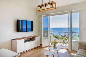 Gîte pour 4 personnes, avec terrasse, adapté aux familles à Bastia