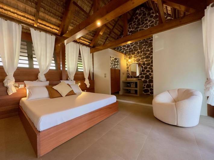 Location de vacances pour 8 personnes, avec piscine ainsi que jardin et vue dans Plage de Boucan Canot - 2