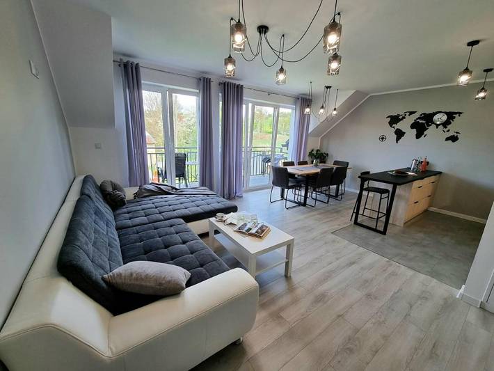 Apartament wakacyjny dla 6 osób, z widok i balkon, Dla rodziny w Kudowa-Zdrój
