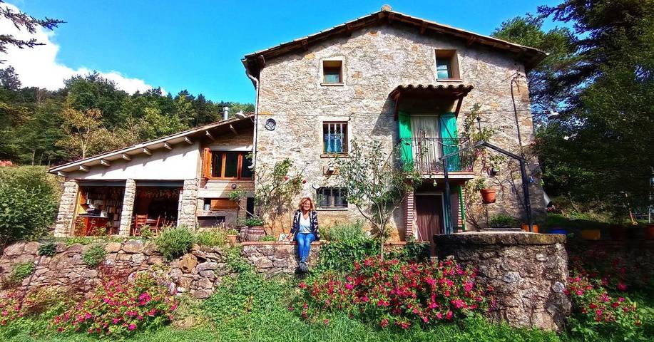 Casa rural para 10 personas, con Balcón y Terraza además de Jardín y Vistas en La Pobla de Lillet