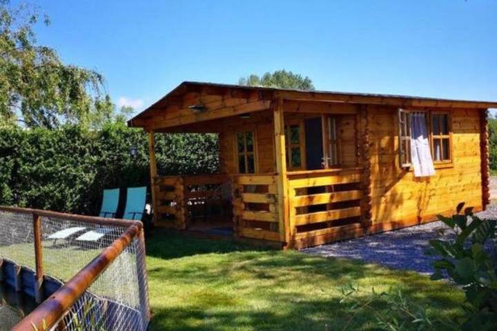 Camping pour 2 personnes, avec Terrasse et Jardin ainsi que Vue et Vue sur le lac