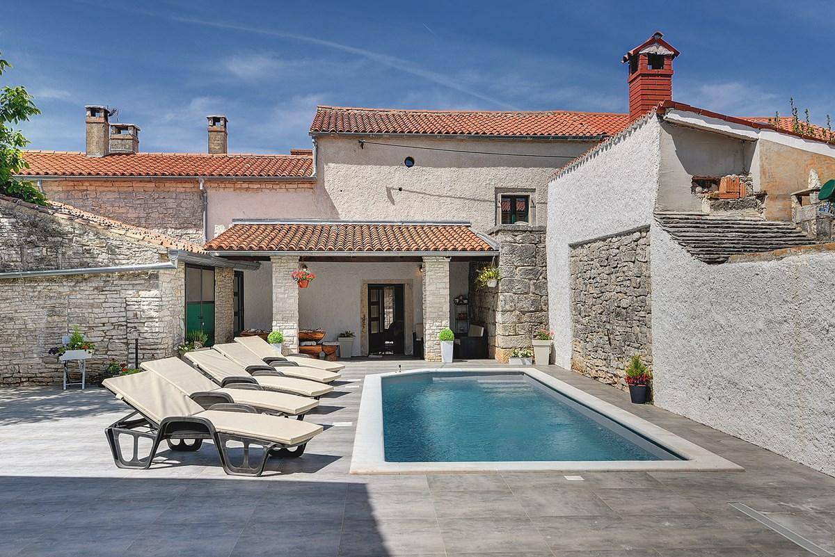 Ferienhaus mit Privatpool für 8 Personen ca. 120 qm in Gajana, Istrien (Istrische Riviera) in Gajana, Südküste Istrien