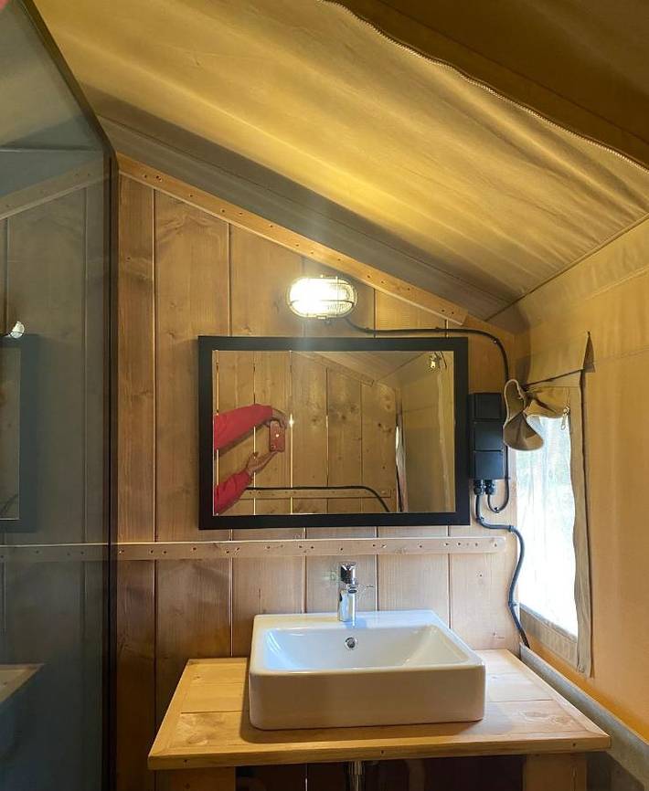 Camping für 4 Personen, mit Ausblick und Garten in der Böhmische Schweiz - 2