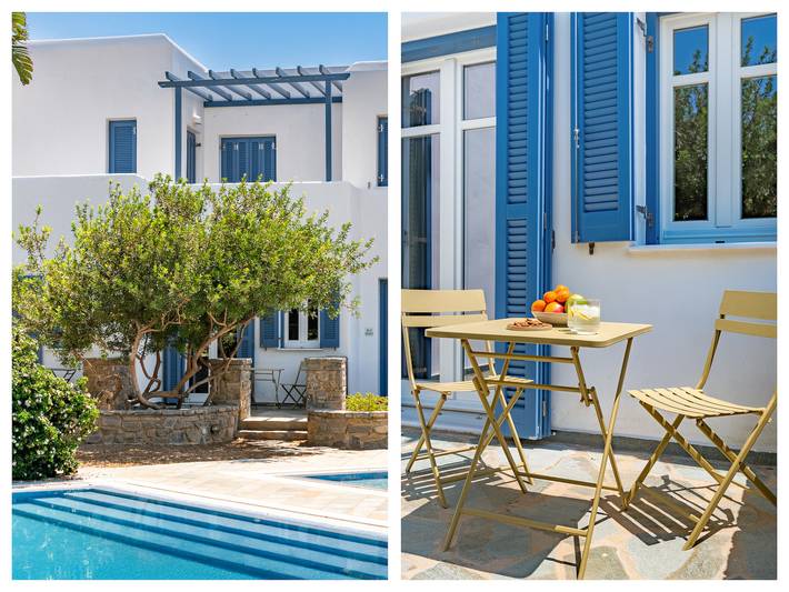 Apartament wakacyjny dla 4 osób w Paros