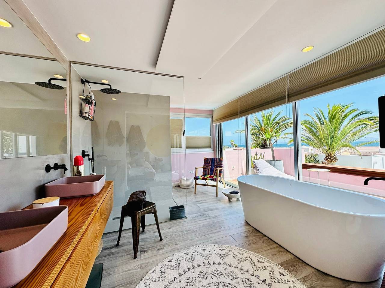 Ferienhaus "Casa Color" mit Meerblick, Privatem Pool und Wlan in Corralejo, La Oliva