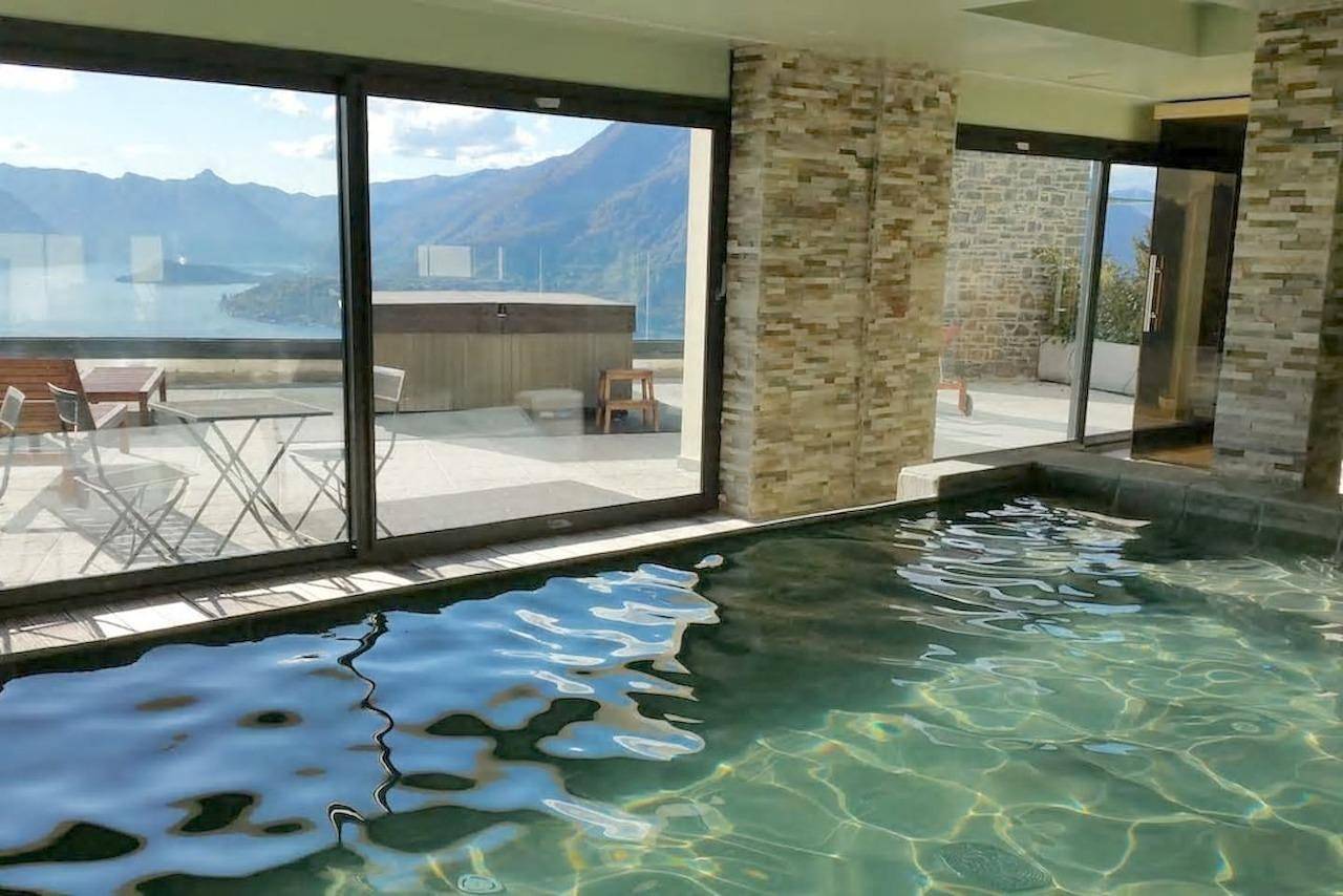 Appartement entier, Appartement La Grande Bellezza avec vue sur le lac, spa commun et Wi-Fi in Perledo, Commune de Perledo