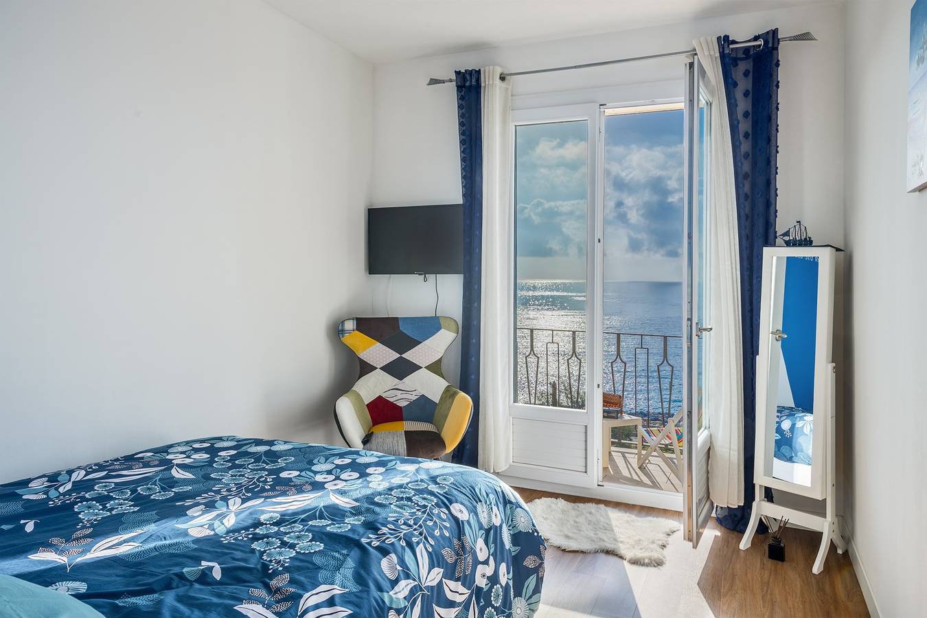 Ganze Wohnung, U mo locu santu - Climatisé, vue mer in Bastia, Cap Corse