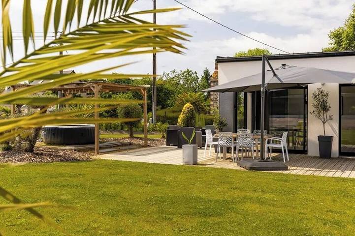 Maison de vacances pour 6 personnes, avec jacuzzi, animaux acceptés