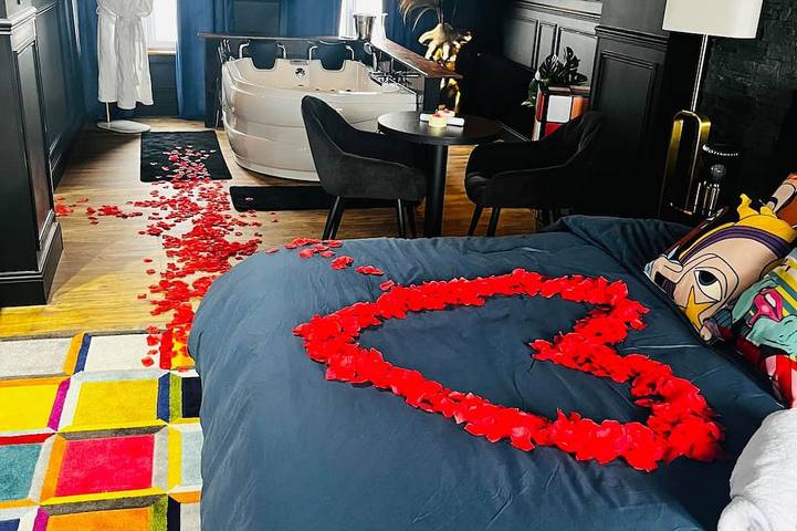 Appart’hôtel pour 2 personnes, avec jacuzzi à Saint-Omer