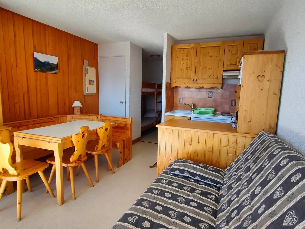 Appartement entier, Studio cabine 4 pers à 250m des pistes - Vue Meije in Auris, Parc national des Écrins