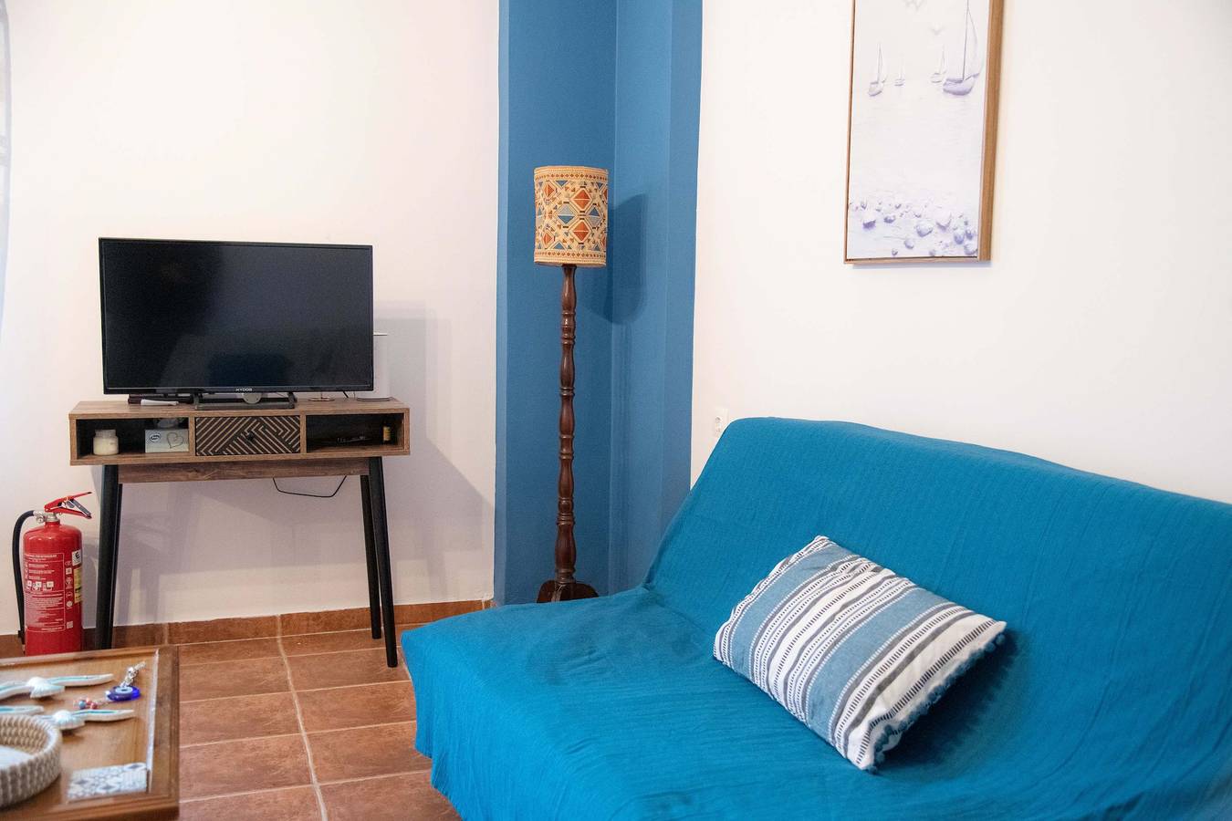 Vakantiehuis voor 4 personen met balkon/terras in Lesbos