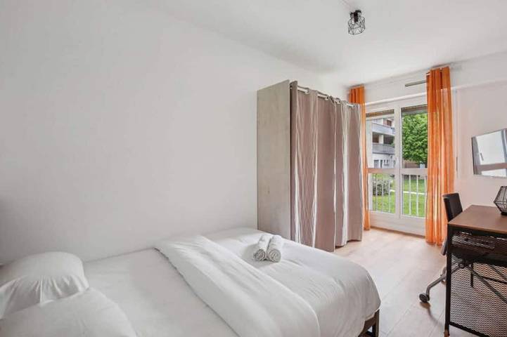 Gîte pour 6 personnes, avec balcon et jardin à Cergy - 4