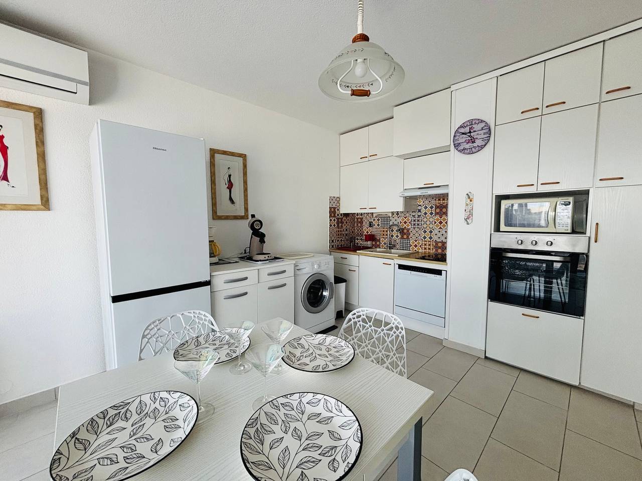 Ganze Wohnung, Argeles Sur Mer - Appartement T2 en rez de jardin - Vue mer  in La Côte Vermeille, Argelès-sur-Mer