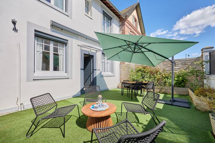 Ferienhaus für 4 Personen, mit Terrasse und Garten in Honfleur
