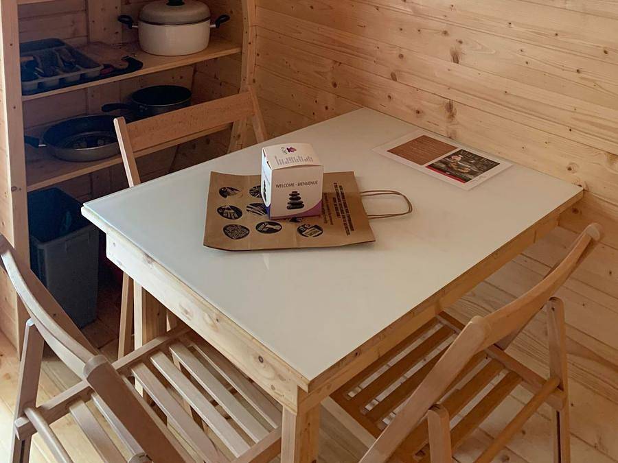 Camping L'Etang du Pays Blanc - Hébergement 3 personnes - Barel (sans douche) in Guérande, Côte d'Amour