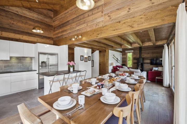 Gîte pour 12 personnes, avec Balcon ainsi que Terrasse et Vue dans Grimentz - 2