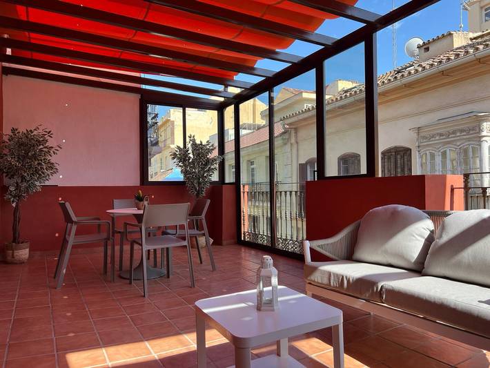 Holiday rental for 2 people, with terrace in Malaga