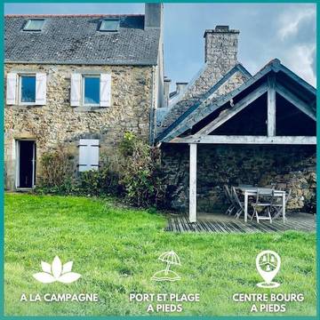 Gîte pour 6 personnes, avec terrasse et jardin à Roscanvel
