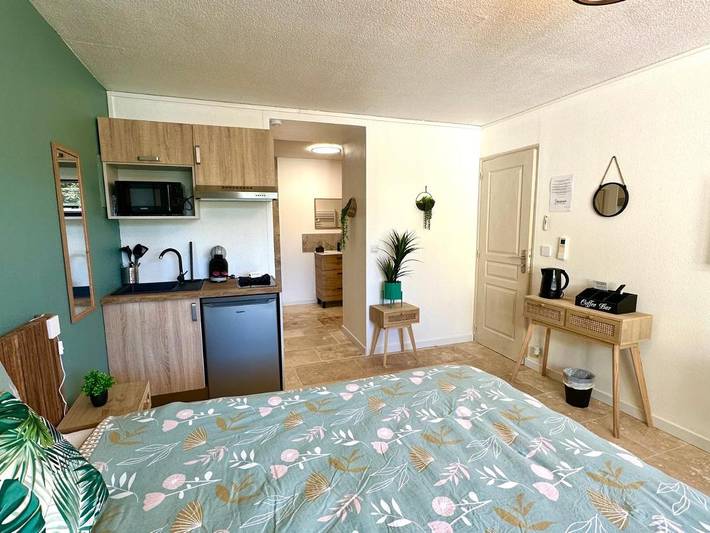 Gîte pour 2 personnes, avec piscine ainsi que vue et terrasse, animaux acceptés à Saint-Laurent-d'Aigouze - 2