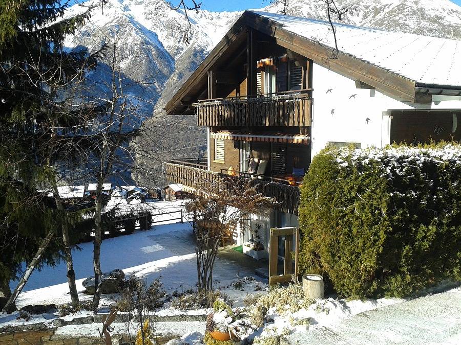 Ganze Ferienwohnung, Ferienwohnung Schneevogul - Ferienwohnung Schneevogul, 4 Personen, 55m2 in Grächen, Walliser Alpen
