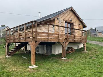 Maison de campagne pour 6 personnes, avec vue et jardin à Camurac