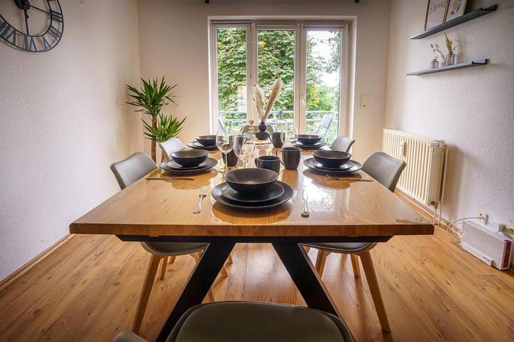 Ferienwohnung für 3 Personen, mit Balkon und Ausblick in Stuhr - 4