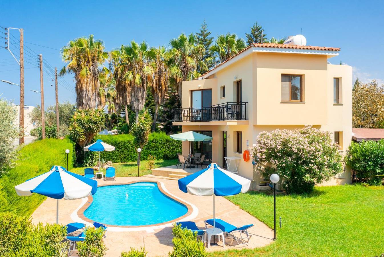 Villa für 7 Personen mit Balkon in Πόλις Χρυσοχούς, Südzypern