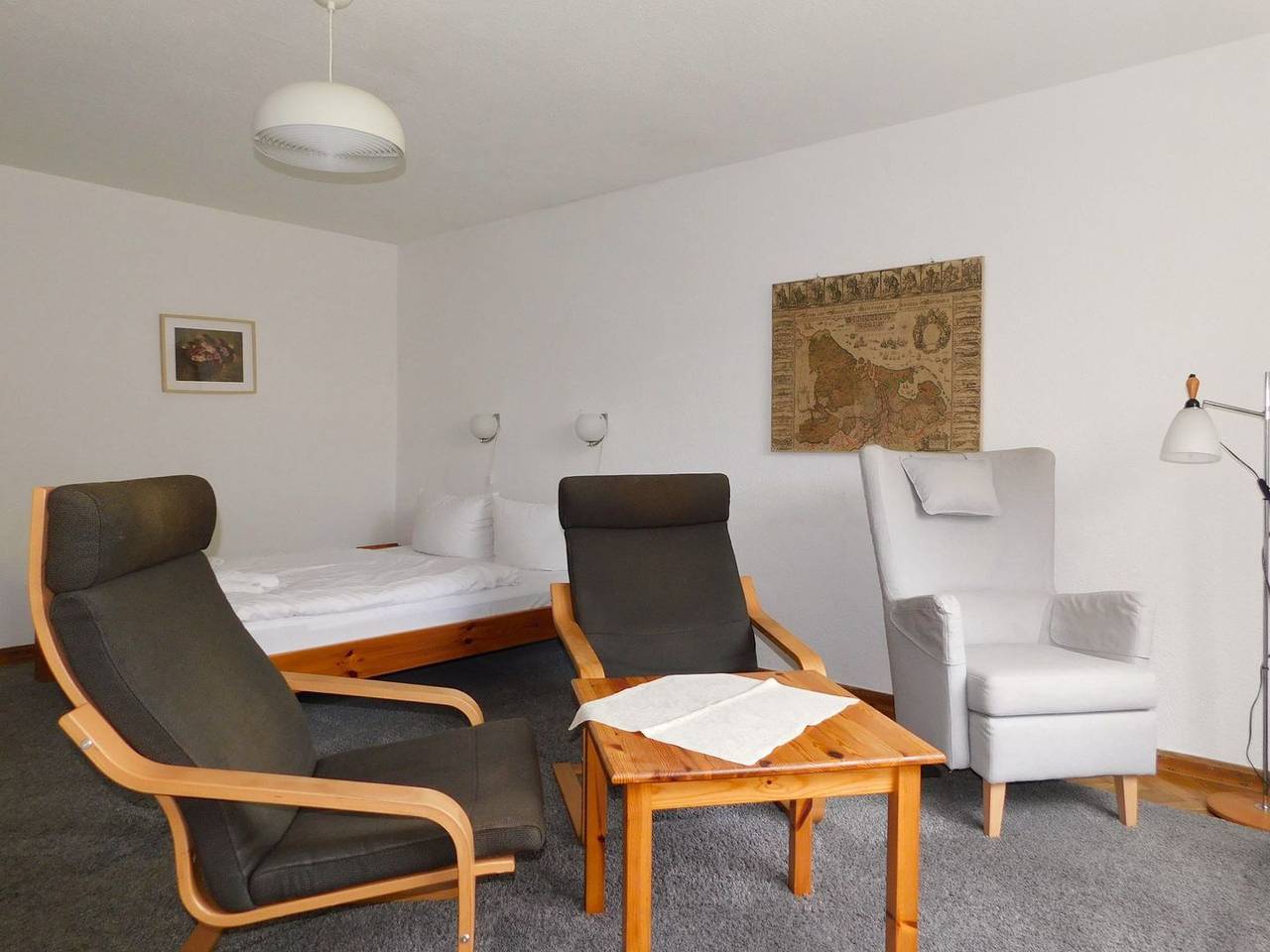 Ganze Wohnung, Ferienwohnung "Meeresrauschen" - Einraumapparment ca. 40 m² für 2 Personen in Ahrenshoop, Fischland