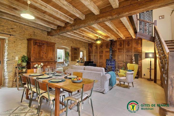 Gîte pour 8 personnes, avec terrasse et jardin, animaux acceptés à Malansac - 3