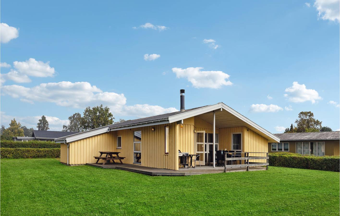 Holiday home for 7 people with terrace in Norsminde, Odder Region