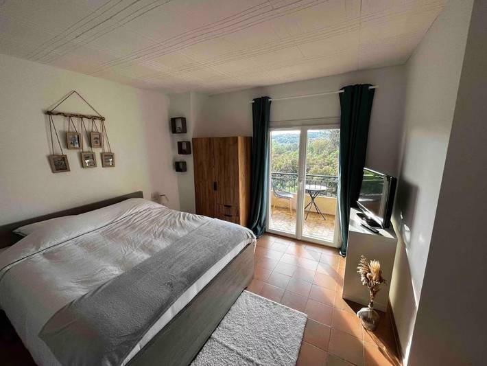 Maison d’hôte pour 2 personnes, avec vue et balcon à Cauro