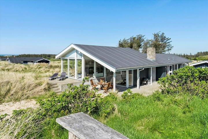 Ferienhaus mit Meerblick für 8 Personen, mit Terrasse, mit Haustier in Grønhøj Strand
