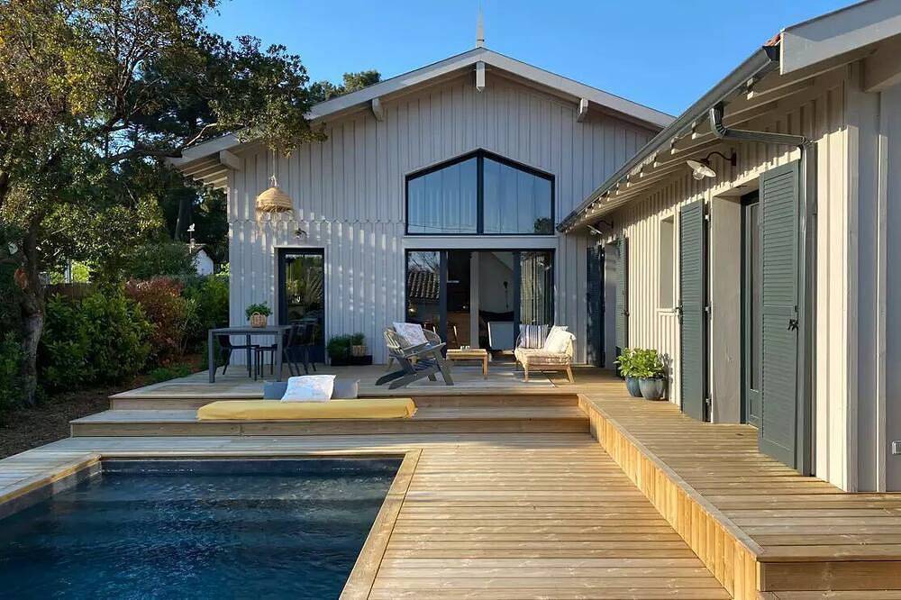 Au Cap Ferret. Adorable Villa vue bassin 200 m de la plage in Claouey, Lège-Cap-Ferret