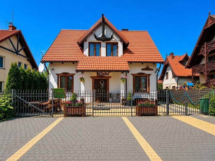 Obiekt b&b dla 3 osób, z Balkon i Ogród w Krynica Morska