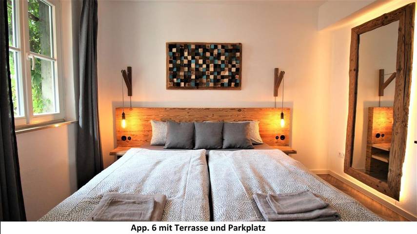 Ferienwohnung für 2 Personen, mit Balkon und Terrasse in Würzburger Residenz - 2