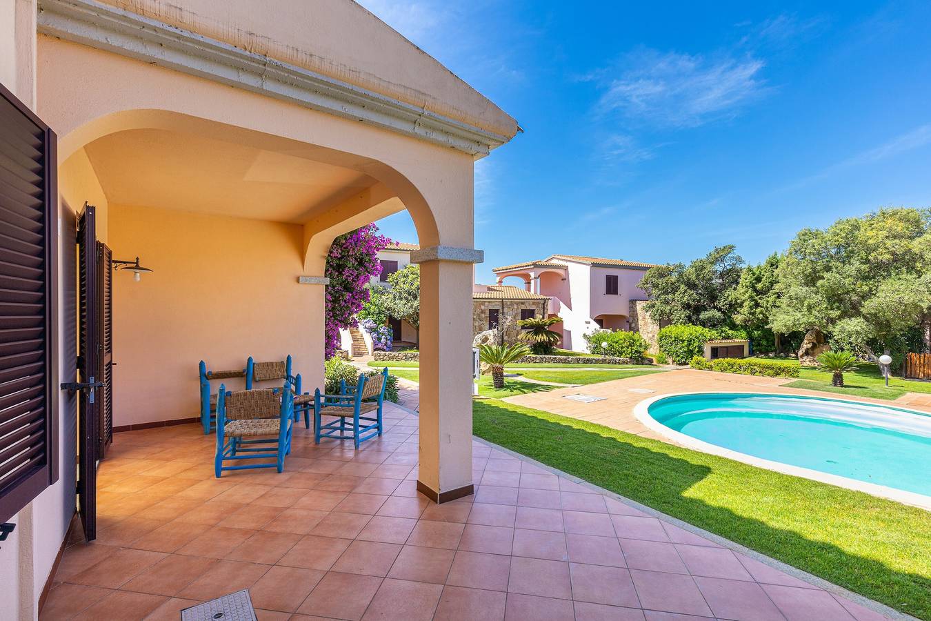 Incantevole casa vacanze "Sa Pedra Romantica" con giardino, terrazza e piscina in Monte Petrosu, San Teodoro