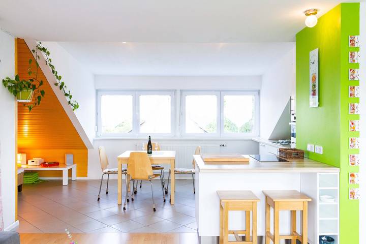 Ganze Ferienwohnung, Ferienwohnung Zum Kräutergärtle - Loft Rosmarin, 50 qm, 1-2 Personen in Ihringen am Kaiserstuhl, Kaiserstuhl