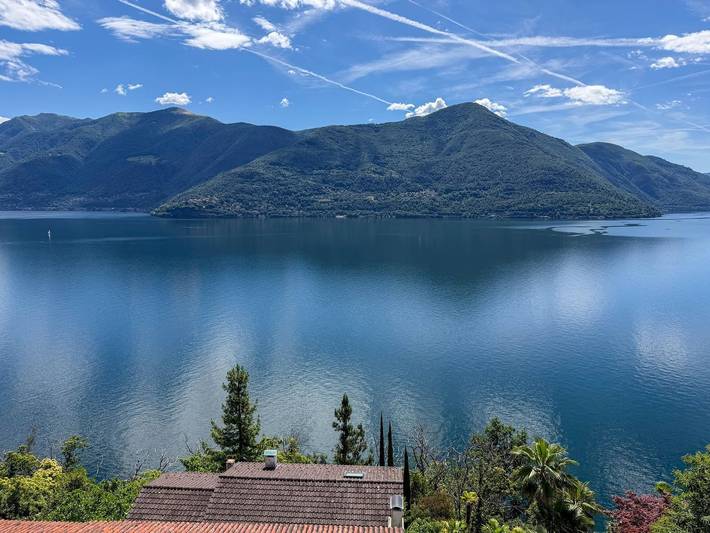 Ferienwohnung für 4 Personen, mit Balkon und Pool sowie Seeblick und Ausblick in Brissago - 3