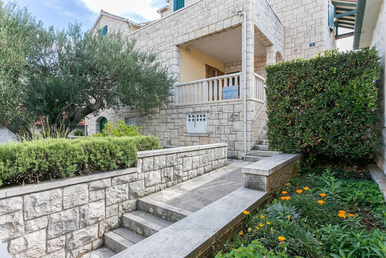 Cały apartament, Dwupokojowy apartament z tarasem i widokiem na morze Postira (Brač) A-739-c in Postira, Brac