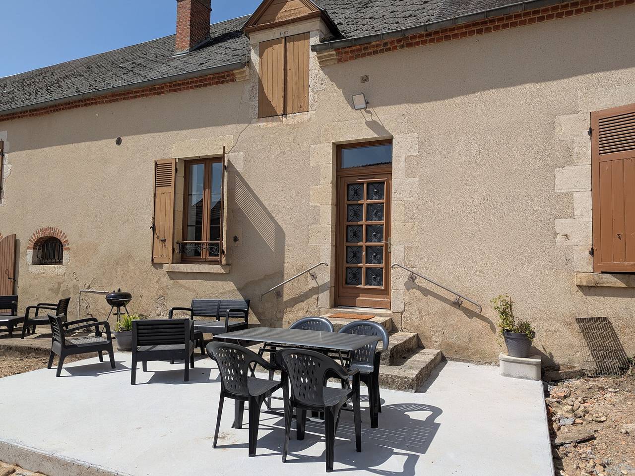 Gîte chaleureux 4 pers, terrasse, proche Loire in Beaulieu-sur-Loire, Région de Montargis