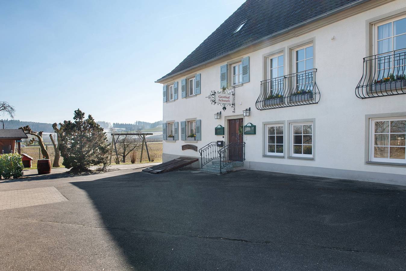 Zimmer 'Hagnau' mit gemeinsamer Terrasse, gemeinsamem Garten und Wi-Fi in Salem, Region Bodensee-Oberschwaben