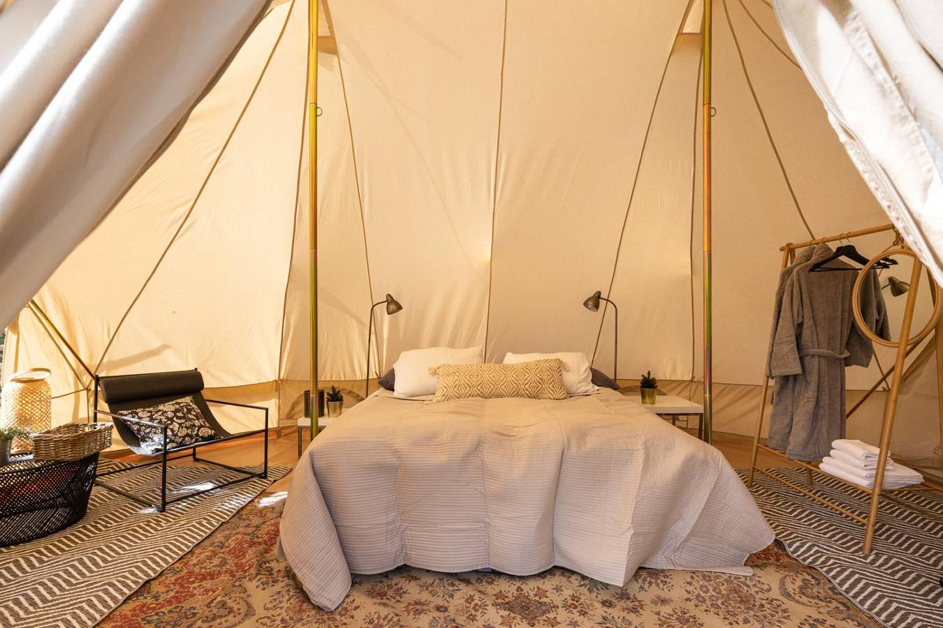 Chalet für 2 Personen mit Terrasse in Stange